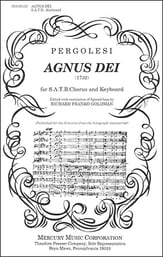 Agnus Dei SATB choral sheet music cover